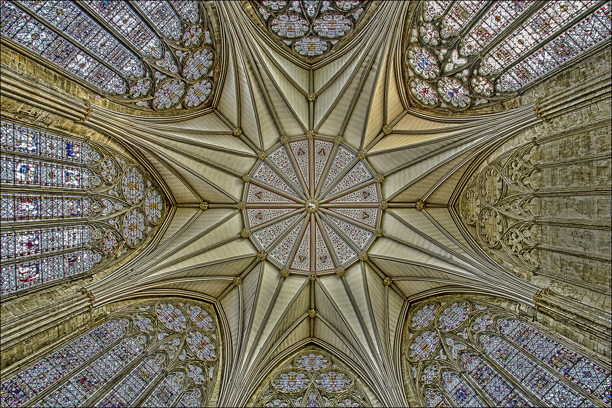 Chapter House Ceiling, York Minster Part 1 winner by Glynnis Frith